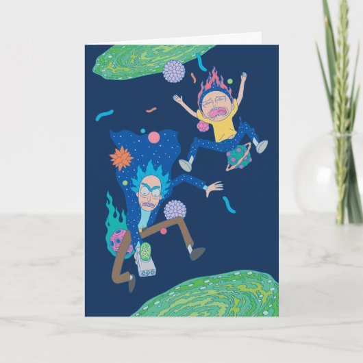 RICK EN MORTY™| Geïnfecteerde portaalsprint Kaart (Voorkant)