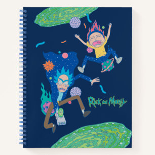 RICK EN MORTY™ Geïnfecteerde portaalsprint Notitieboek