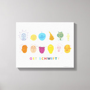 RICK EN MORTY™ Get Schwieth Canvas Afdruk