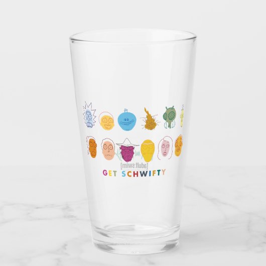 RICK EN MORTY™ | Get Schwieth Glas (Voorkant)