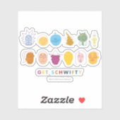 RICK EN MORTY™ | Get Schwieth Sticker (Vel)