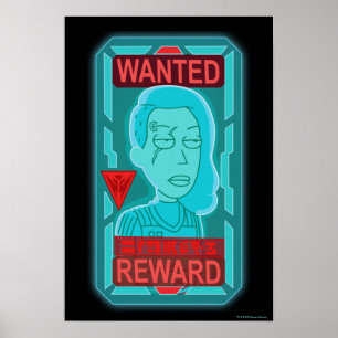 RICK EN MORTY™ Gezocht Poster in de ruimte