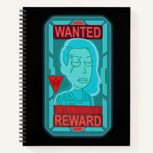RICK EN MORTY™ Gezocht Poster voor ruimtevaart Notitieboek