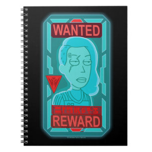 RICK EN MORTY™ Gezocht Poster voor ruimtevaart Notitieboek