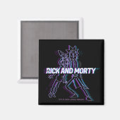 RICK EN MORTY™ | Glitched Rick en Morty Magneet (Voorkant / Achterkant)