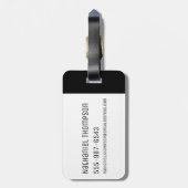 RICK EN MORTY™ | Het Portals Patroon doorlopen Bagagelabel (Achterkant verticaal)