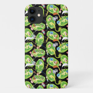 RICK EN MORTY™   Het Portals Patroon doorlopen iPhone 11 Hoesje