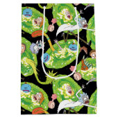 RICK EN MORTY™ | Het Portals Patroon doorlopen Medium Cadeauzakje (Achterkant)