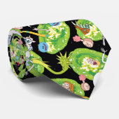 RICK EN MORTY™ | Het Portals Patroon doorlopen Stropdas (Opgerold)