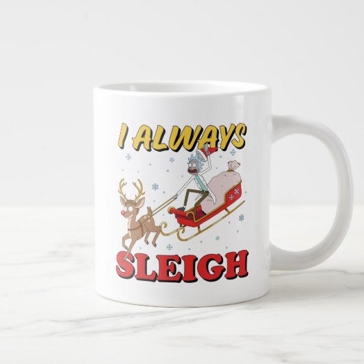 Rick en Morty | I Altijd Sleigh Extra Grote Beker (Rechts)