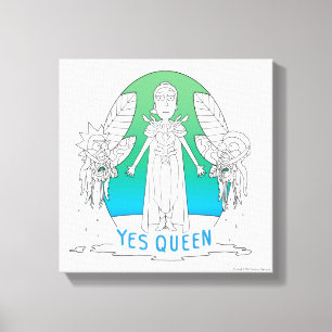 RICK EN MORTY™ Ja Canvas Afdruk