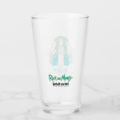 RICK EN MORTY™ | Ja Koningin Glas (Achterkant)