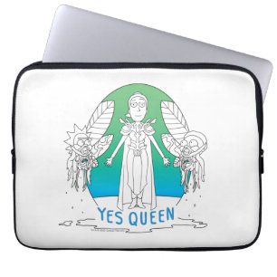 RICK EN MORTY™ Ja Queen Laptop Sleeve