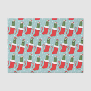 Rick en Morty Kerstkaarsenpatroon Tissuepapier