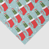 Rick en Morty | Kerstkaarsenpatroon Tissuepapier (Detail)