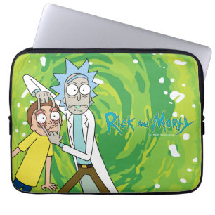 RICK EN MORTY™ Kijk daar eens naar Laptop Sleeve