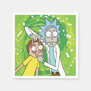 RICK EN MORTY™ Kijk daar eens naar Servet