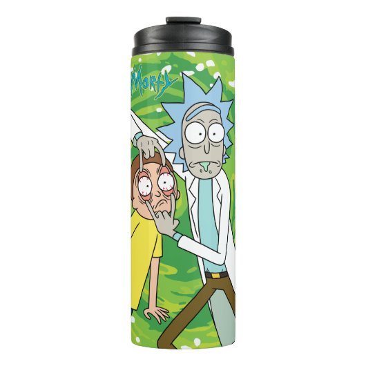 RICK EN MORTY™ | Kijk daar eens naar Thermosbeker (Voorkant)