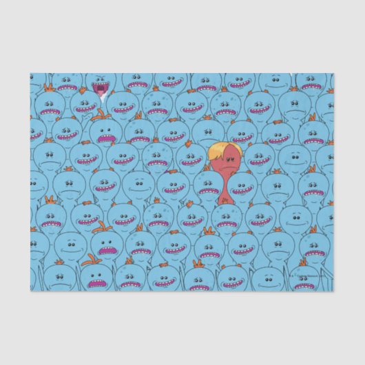 RICK EN MORTY™ | Kirkland Meeseeks Tissuepapier (Voorkant)