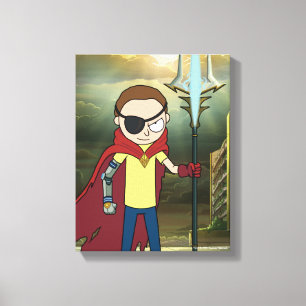 RICK EN MORTY™ Kwaad Morty Canvas Afdruk