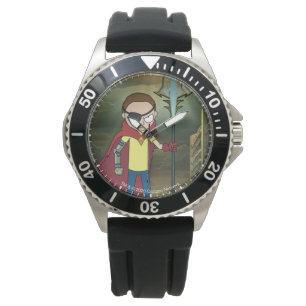 RICK EN MORTY™ Kwaad Morty Horloge