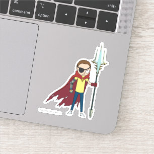 RICK EN MORTY™   Kwaad Morty Sticker
