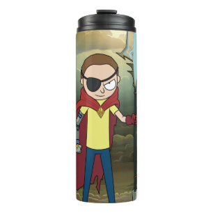 RICK EN MORTY™ Kwaad Morty Thermosbeker
