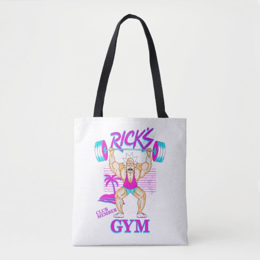 RICK EN MORTY™ | Lid van Rick's Gym Club Draagtas (Voorkant)
