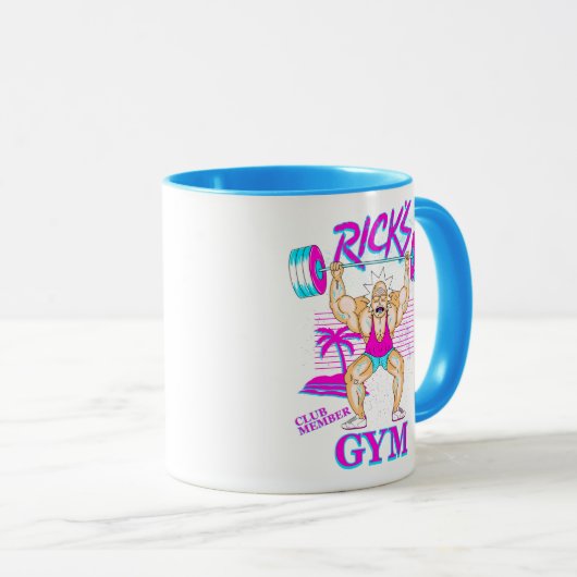RICK EN MORTY™ | Lid van Rick's Gym Club Mok (Voorkant rechts)