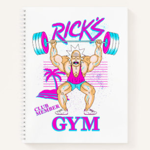 RICK EN MORTY™   Lid van Rick's Gym Club Notitieboek