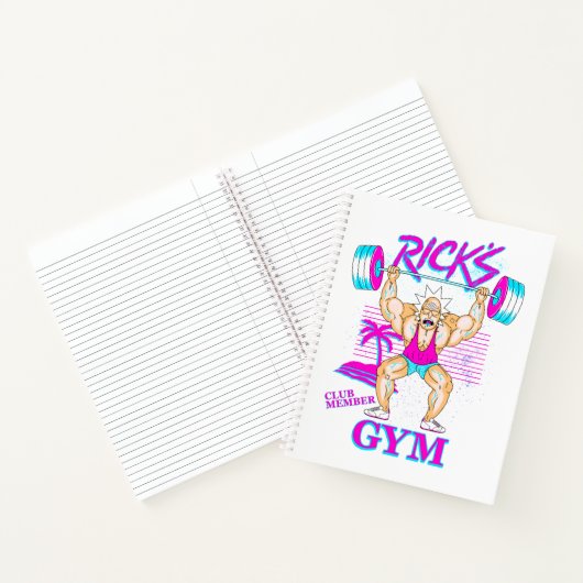 RICK EN MORTY™ | Lid van Rick's Gym Club Notitieboek (Binnen)