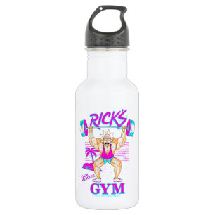 RICK EN MORTY™ Lid van Rick's Gym Club Waterfles