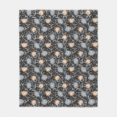 Rick en Morty Lightning Pattern Fleece Deken (Voorkant)