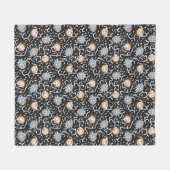 Rick en Morty Lightning Pattern Fleece Deken (Voorkant (Horizontaal))