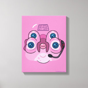 RICK EN MORTY™ MIJN APP NIET ONTWIKKELEN CANVAS AFDRUK