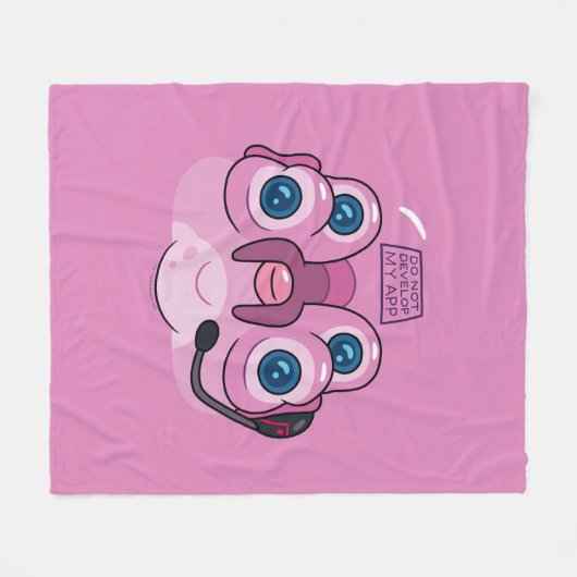 RICK EN MORTY™ | MIJN APP NIET ONTWIKKELEN FLEECE DEKEN (Voorkant (Horizontaal))