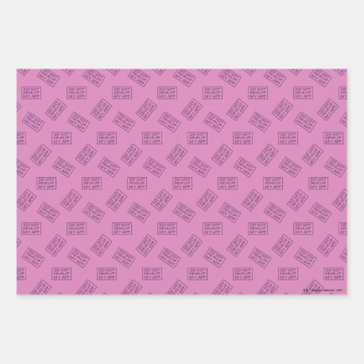 RICK EN MORTY™ | MIJN APP NIET ONTWIKKELEN INPAKPAPIER VEL (Voorkant 2)