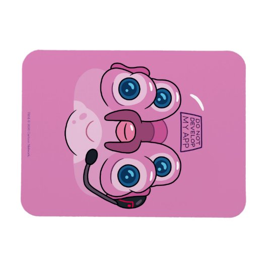 RICK EN MORTY™ | MIJN APP NIET ONTWIKKELEN MAGNEET (Horizontaal)