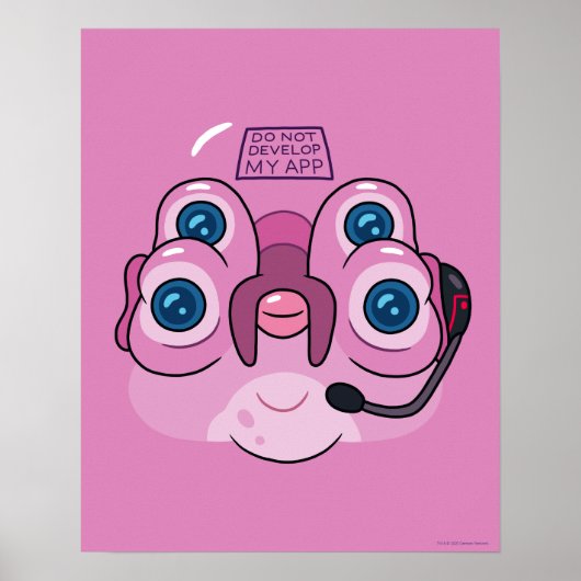 RICK EN MORTY™ | MIJN APP NIET ONTWIKKELEN POSTER (Voorkant)