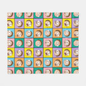 RICK EN MORTY™ | Morty's Moods Fleece Deken (Voorkant (Horizontaal))