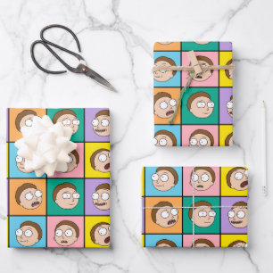 RICK EN MORTY™   Morty's Moods Inpakpapier Vel
