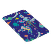 RICK EN MORTY™ | Onder geïnfecteerd celpatroon Magneet (Rechterzijde)