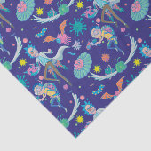 RICK EN MORTY™ | Onder geïnfecteerd celpatroon Tissuepapier (Detail)