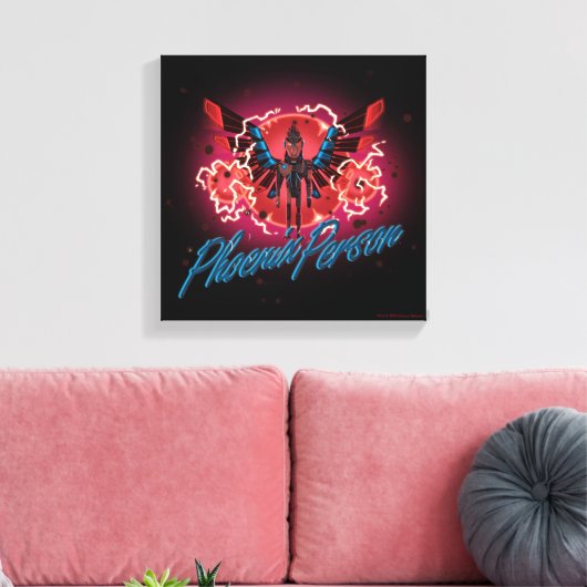 RICK EN MORTY™ | Phoenix Person Canvas Afdruk (Insitu (Woonkamer))