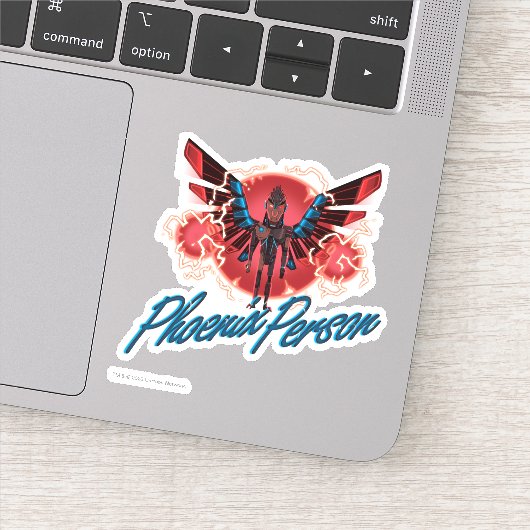 RICK EN MORTY™ | Phoenix Person Sticker (Detail)