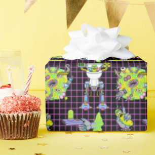 RICK EN MORTY™   Pickle Rick Portal Patroon Cadeaupapier