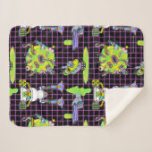 RICK EN MORTY™ | Pickle Rick Portal Patroon Sherpa Deken (Voorkant (horizontaal))