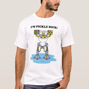 RICK EN MORTY™   Pickle Rick Toilet Mech T-shirt
