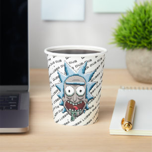 RICK EN MORTY™   Pixelverse Rick Drooling Head Papieren Bekers