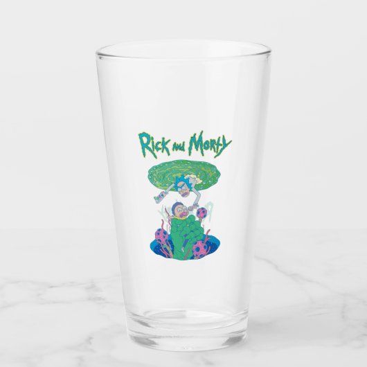 RICK EN MORTY™ | Poortredding Glas (Voorkant)